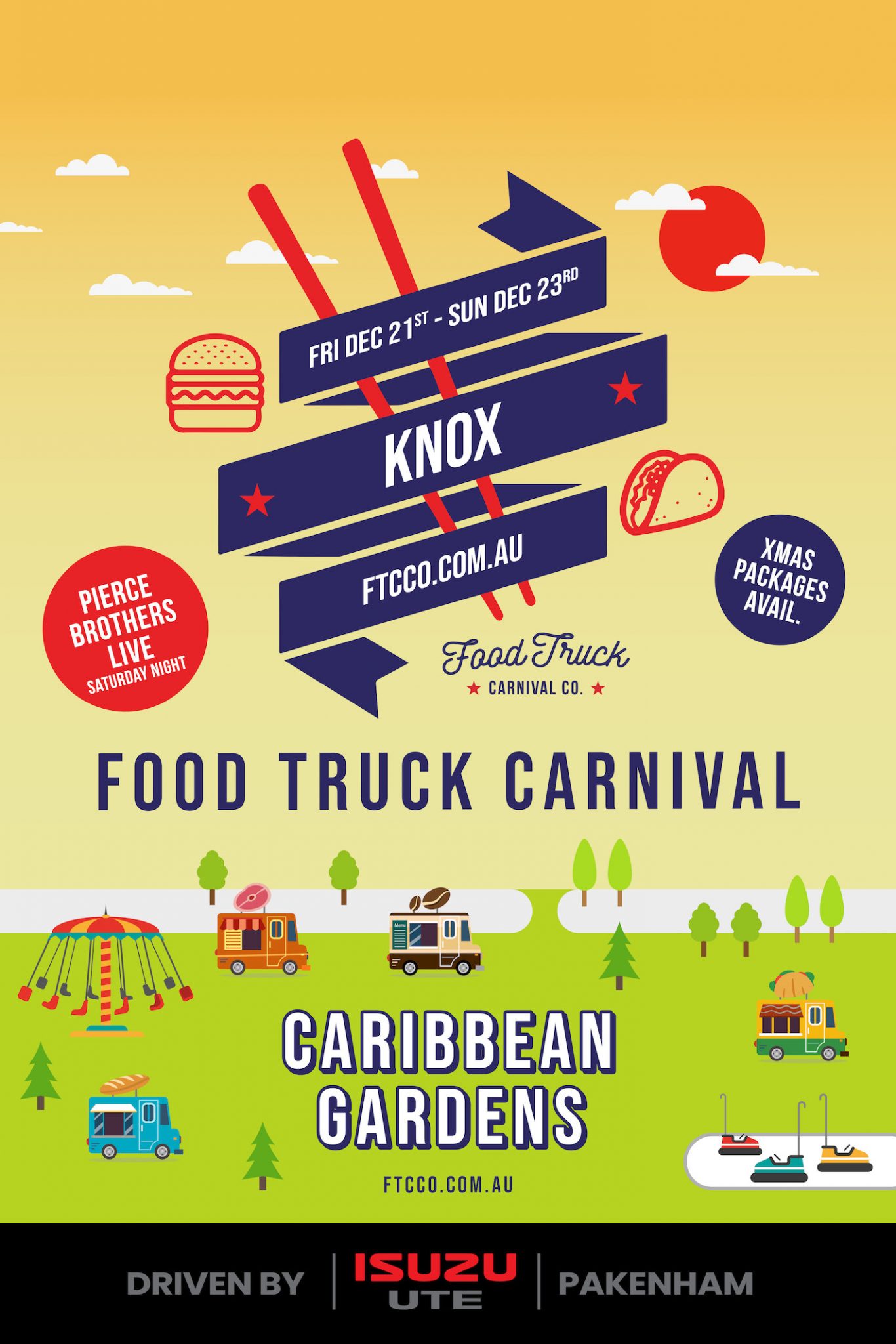 Food Truck Carnival at Caribbean Park My Caribbean Park